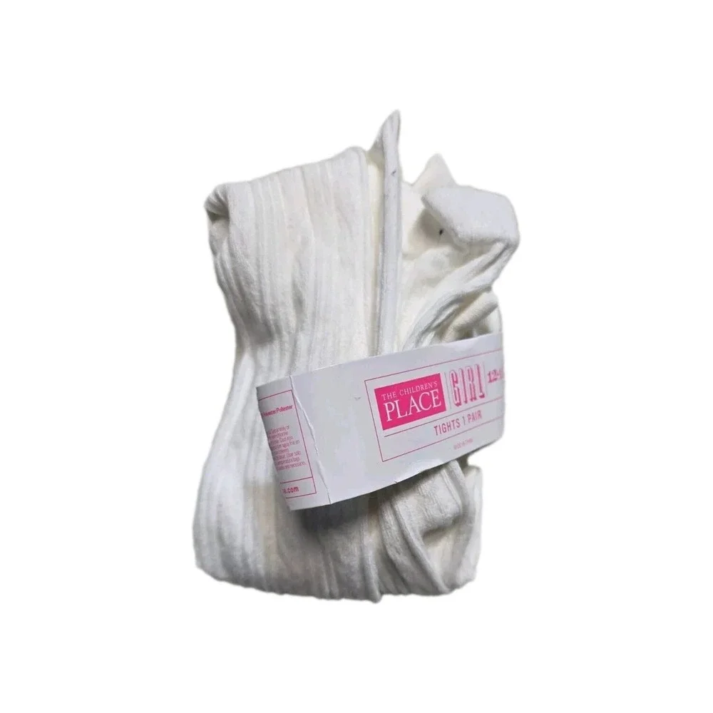 The‎ Children's Place Girls White Tights 12-14 New